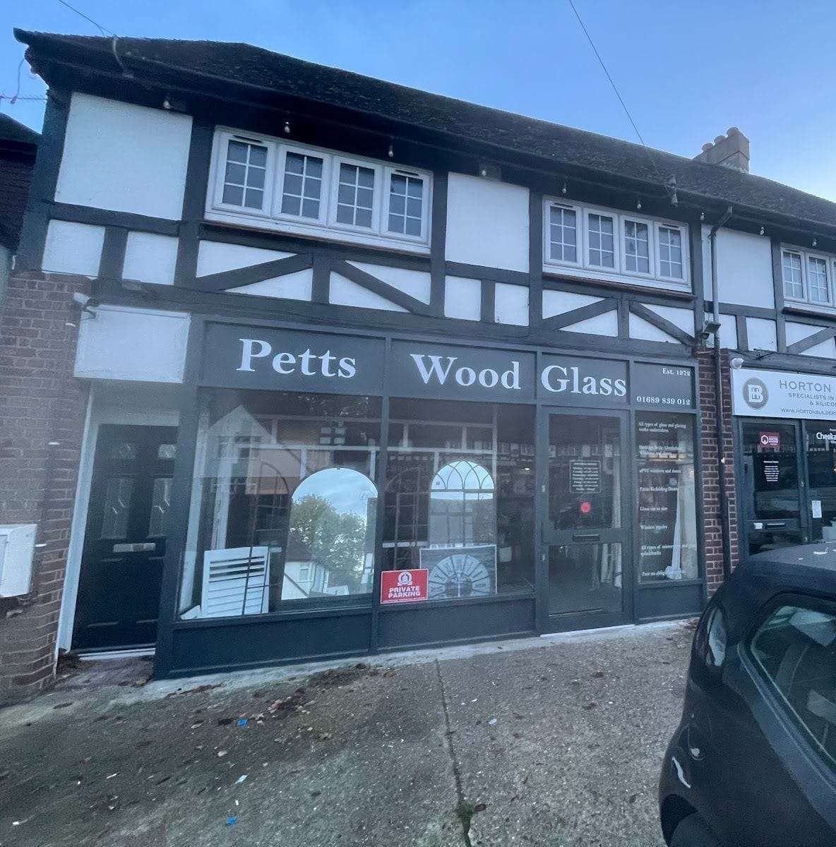Original Petts Wood Glass Shop